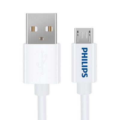 Philips Micro USB Hızlı Şarj ve Data Kablosu 1 Metre - 1