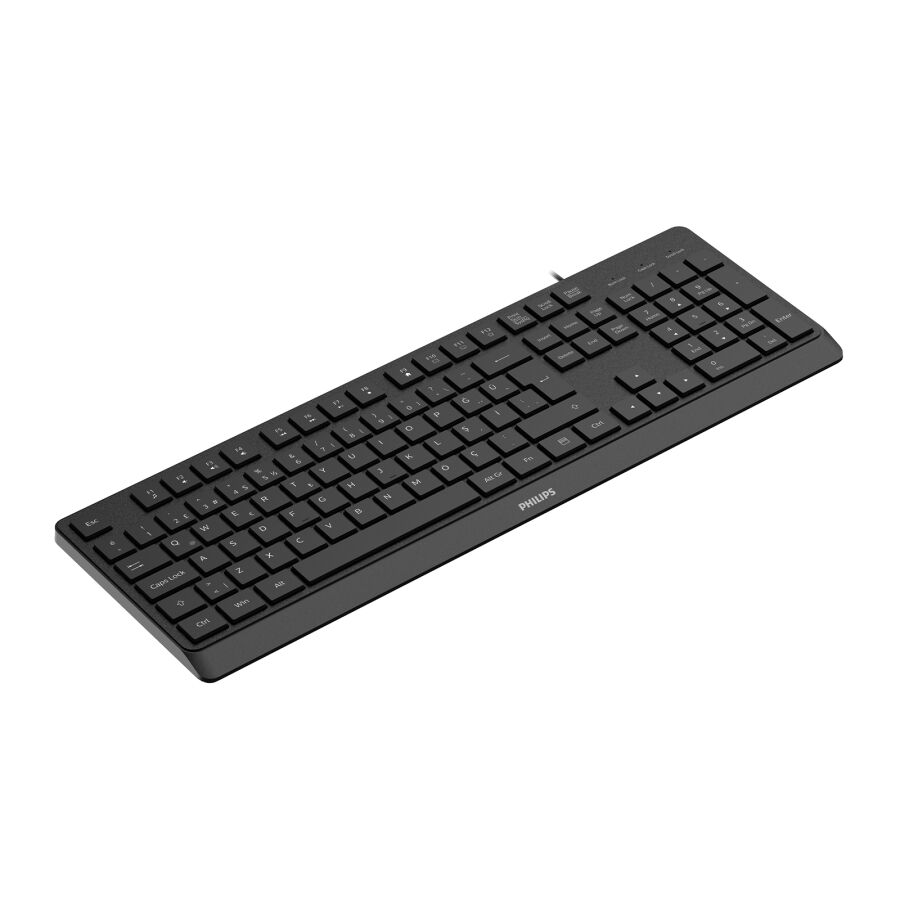 Philips SPK6238B USB Kablolu Türkçe Q Klavye Siyah - 2