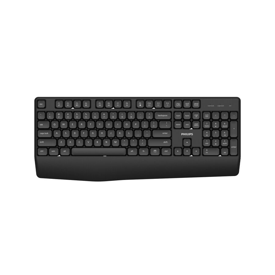 Philips SPK6348B 2.4G Kablosuz Türkçe Q Klavye Siyah - 1