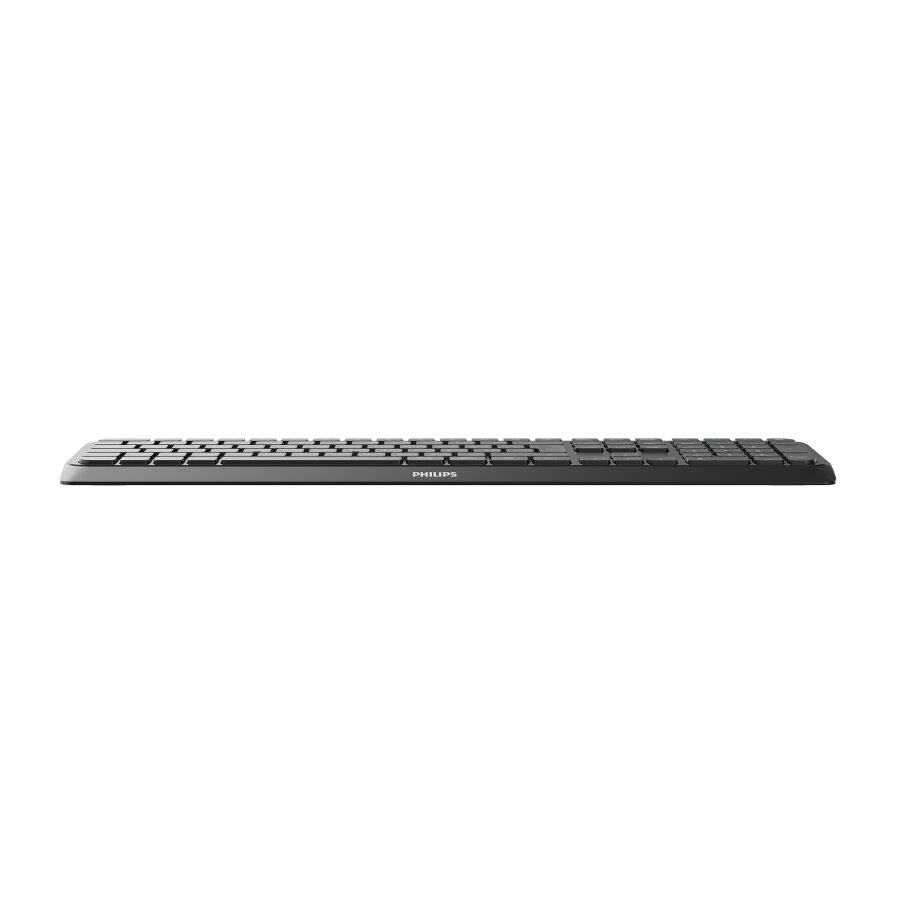 Philips SPK6407B 2 Kanallı Bluetooth Kablosuz Türkçe Q Klavye Multimedya Ofis Klavyesi Siyah - 7