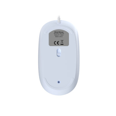 Philips SPK7238J USB Kablolu 1200 DPI Optik Mouse Hafif Ergonomik Günlük Kullanım Açık Mavi - 8