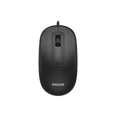Philips SPK7358B Kablosuz 1600 DPI Sessiz Tıklama Optik Mouse 2.4GHz Wireless Ergonomik Siyah