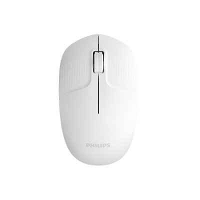 Philips SPK7358W Kablosuz 1600 DPI Sessiz Tıklama Optik Mouse 2.4GHz Wireless Ergonomik Beyaz
