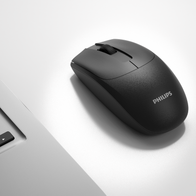 Philips SPK7398B Kablosuz Sessiz Mouse 1600 DPI Siyah - 5