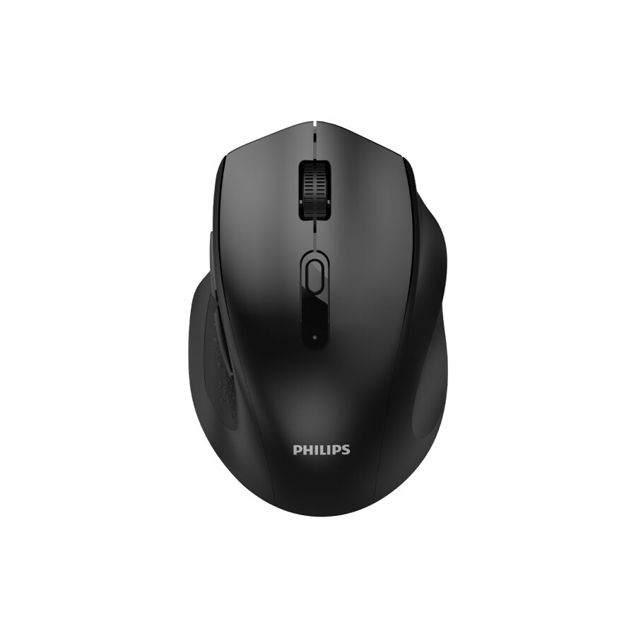 Philips SPK7547B Dual Mod Bluetooth ve 2.4G Kablosuz Ergonomik Sessiz Mouse 4000 DPI Siyah - 1