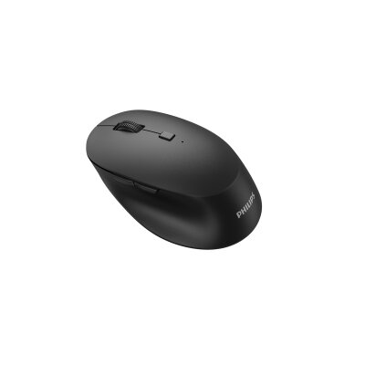 Philips SPK7607B Dual Mod 2.4GHz 2 Kanallı Bluetooth 3200 DPI Ergonomik Sessiz Optik Mouse Siyah - 2