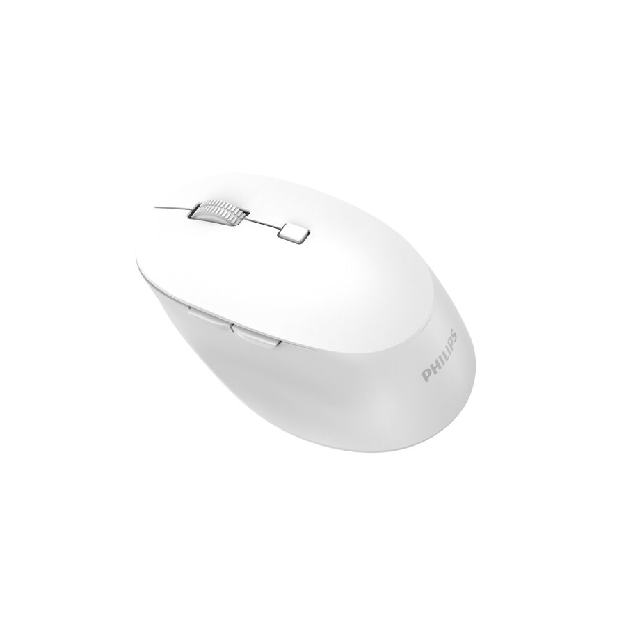 Philips SPK7607W Dual Mod 2.4GHz 2 Kanallı Bluetooth 3200 DPI Ergonomik Sessiz Optik Mouse Beyaz - 5