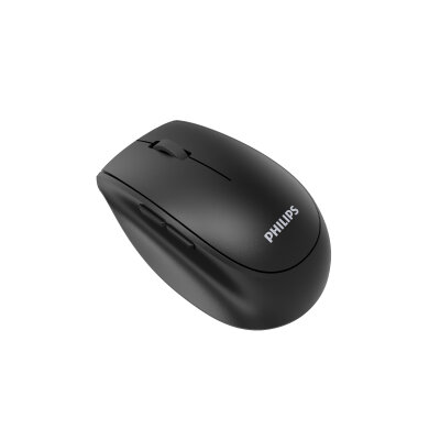 Philips SPK7627B Dual Mod 2.4GHz Bluetooth 1600 DPI Ergonomik Sessiz Tıklama Optik Mouse Siyah - 2