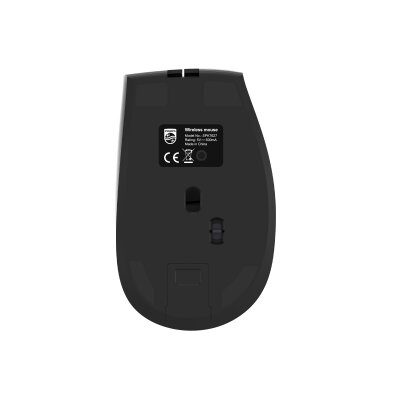 Philips SPK7627B Dual Mod 2.4GHz Bluetooth 1600 DPI Ergonomik Sessiz Tıklama Optik Mouse Siyah - 7