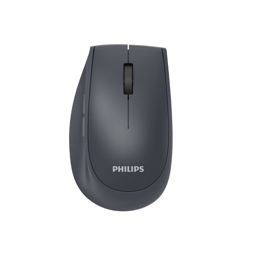 Philips SPK7627K Dual Mod 2.4GHz Bluetooth 1600 DPI Ergonomik Sessiz Tıklama Optik Mouse Gri - 1
