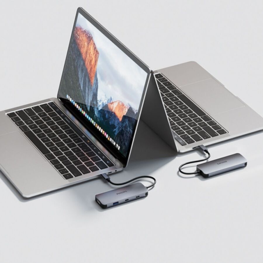 Philips SWR1651A Type-C to 2*USB-A 3.2 ve 2*USB-C PD 100W HUB Çoklayıcı Adaptör - 6