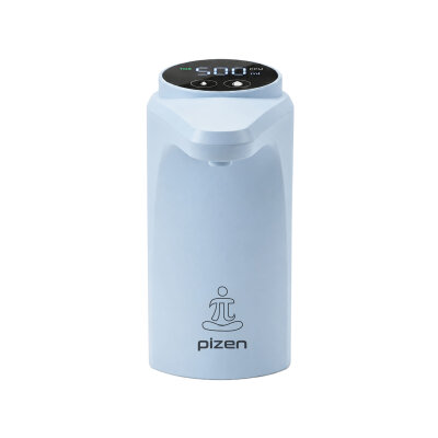 Pizen Flow Şarjlı Otomatik Damacana Su Pompası TDS Ölçer 250ml 500ml 1L 2L Ölçü Özellikli Mavi
