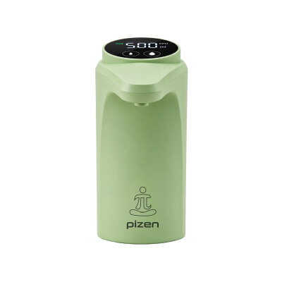 Pizen Flow Şarjlı Otomatik Damacana Su Pompası TDS Ölçer 250ml 500ml 1L 2L Ölçü Özellikli Yeşil