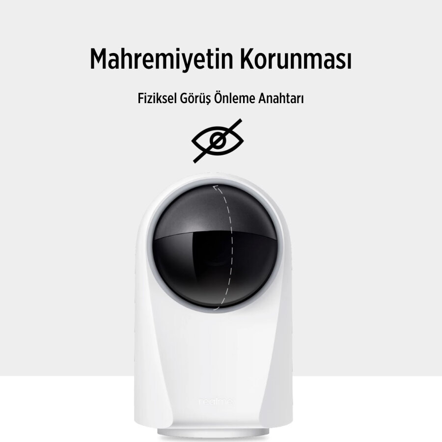 Realme 360° Full HD Wi-Fi IP Akıllı Kablosuz Güvenlik Kamerası Bebek Monitörü Evcil Hayvan Kamerası İç Mekan Kamera - 9