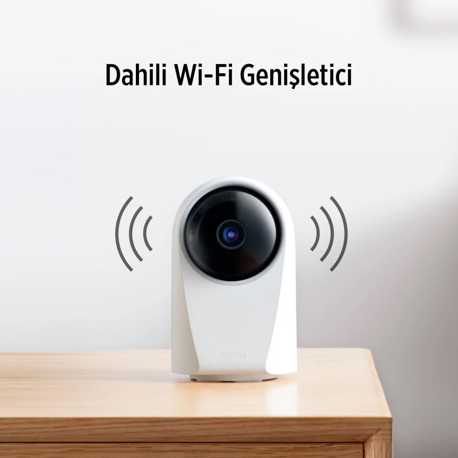 Realme 360° Full HD Wi-Fi  IP Akıllı Kablosuz Güvenlik Kamerası Bebek Monitörü Evcil Hayvan Kamerası İç Mekan Kamera - 10