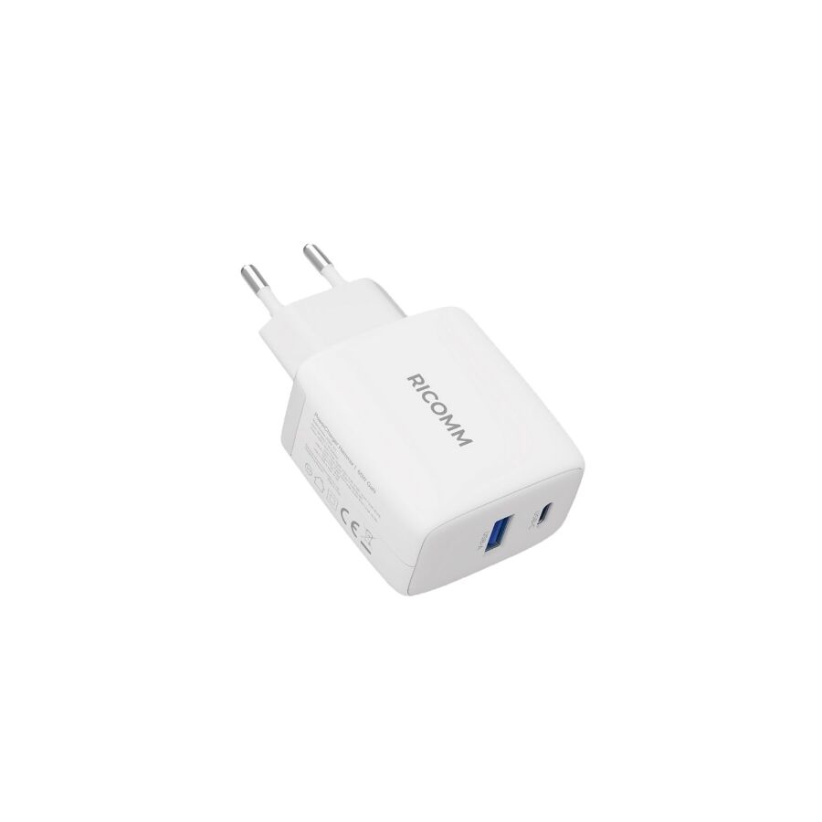 Ricomm 65W GaN USB-C + USB-A Şarj Aleti Apple & Samsung Hızlı Şarj Cihazı + 2MT 100W Type-C Kablo - 4
