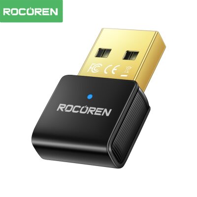 Rocoren Bluetooth 5.3 Mini Nano USB Dongle Adaptör