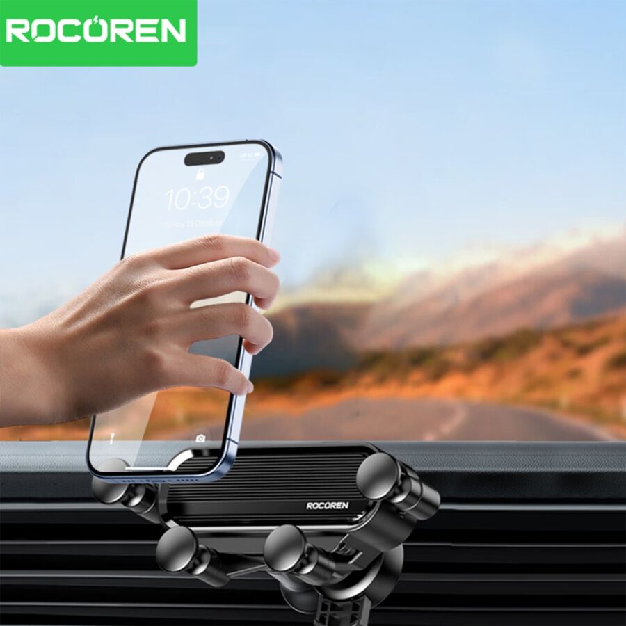 Rocoren Havalandırma Izgara Klipsli Araç İçi Telefon Tutucu - 2