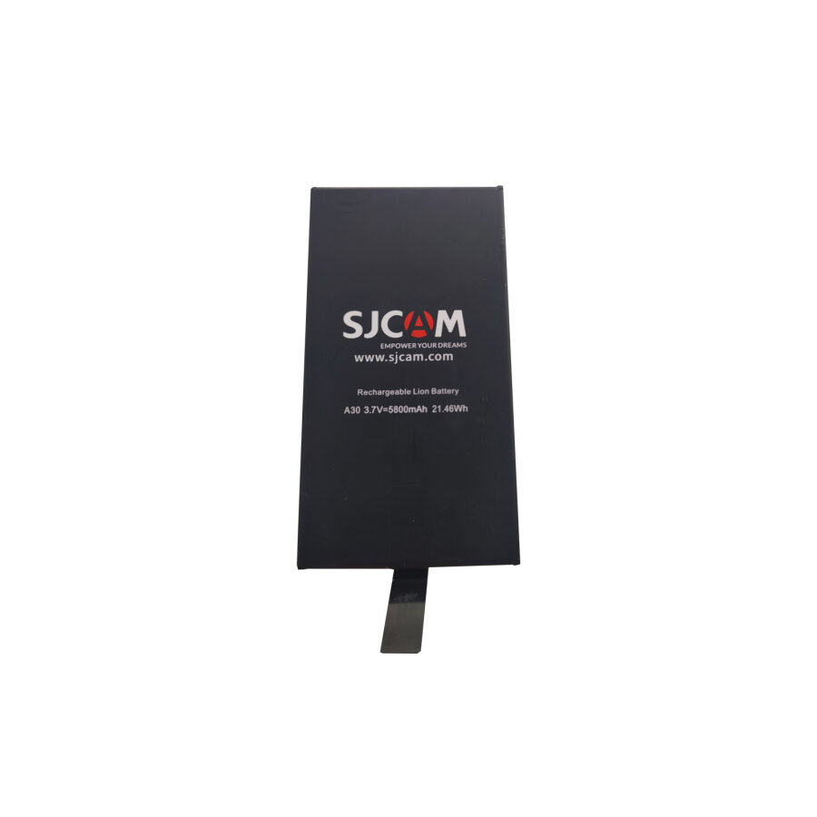 SJCAM A30 Batarya 5800mAh Şarj Edilebilir Lityum Pil Uyumlu Yedek Batarya - 1