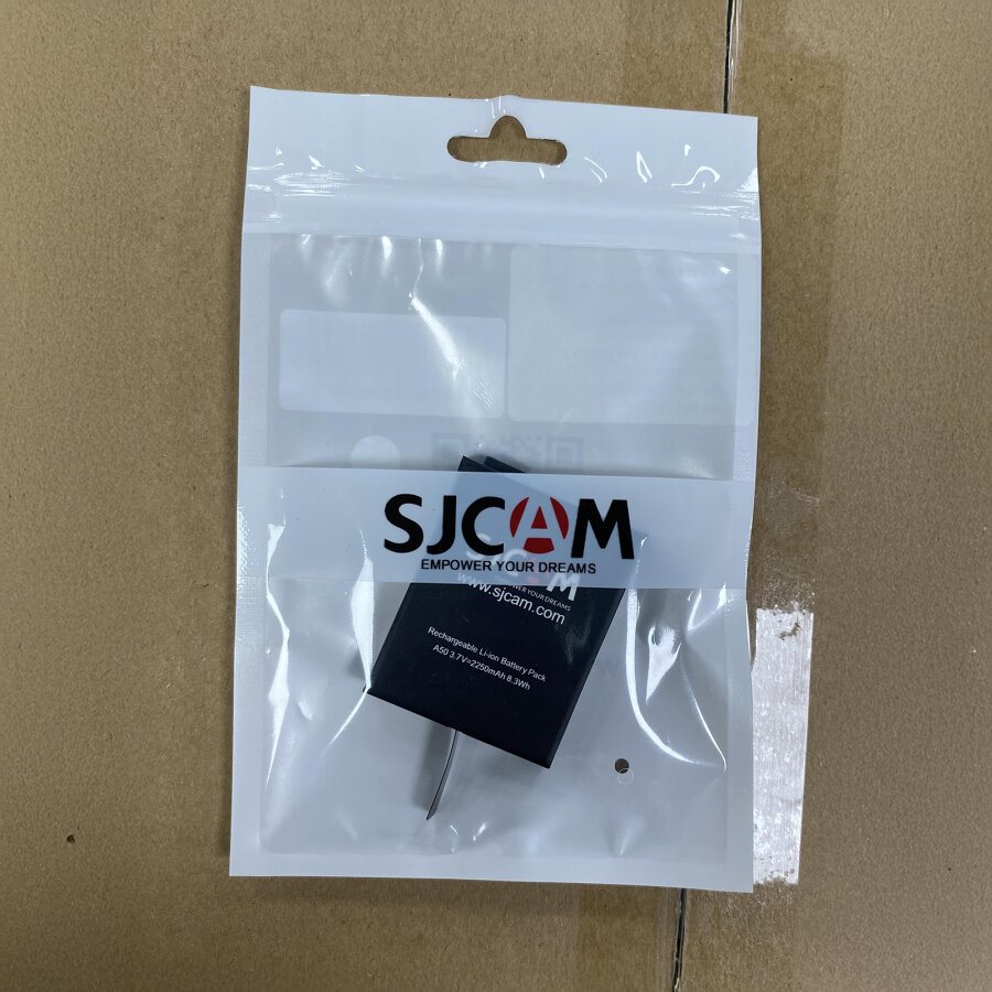 SJCAM A50 Batarya 2250mAh Şarj Edilebilir Lityum Pil Uyumlu Yedek Batarya - 3