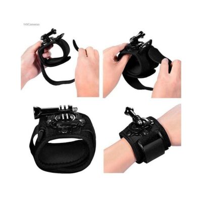 SJCAM Aksiyon Kamera Uyumlu 360 Derece Dönebilen Bilek Bağlantı Aparatı - 5