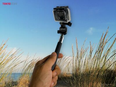 SJCAM Aksiyon Kamera Uyumlu Monopod ve Bağlantı Adaptörü - 8