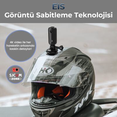 SJCAM C100+ 4K Mini Aksiyon Kamerası Siyah - 7