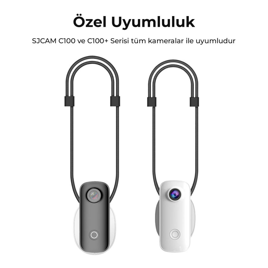 SJCAM C100 Serisi Aksiyon Kamerası Uyumlu Ayarlanabilir Manyetik Boyun Askısı - 3