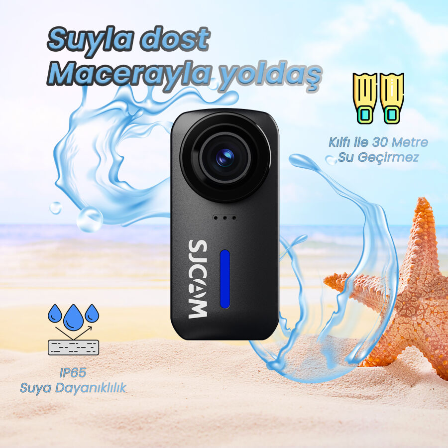 SJCAM C110 Mini Aksiyon Kamerası Siyah - 4