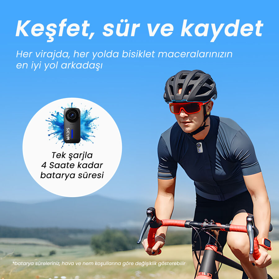 SJCAM C110 Mini Aksiyon Kamerası Siyah - 8