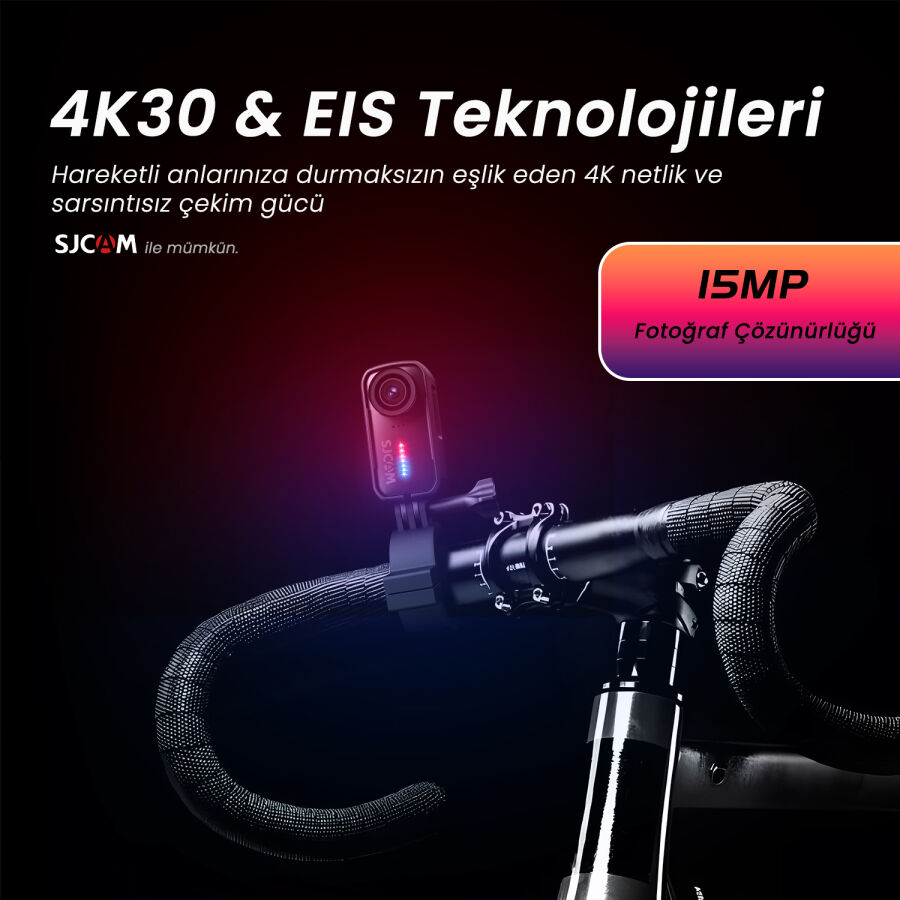 SJCAM C110 Mini Aksiyon Kamerası Siyah - 6