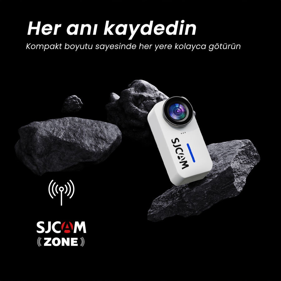 SJCAM C110+ Plus Mini Aksiyon Kamerası Siyah - 7