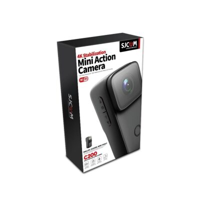 SJCAM C200 4K Mini Aksiyon Kamerası Siyah - 8