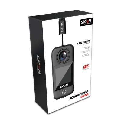 SJCAM C300 Pocket 4K WiFi Mini Aksiyon Kamerası Siyah - 8