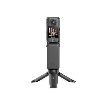 SJCAM C400 Pocket 4K UHD 3'ü 1 Arada Titreşim Engelleme Çift Ekranlı Vlog Aksiyon Kamerası - 2