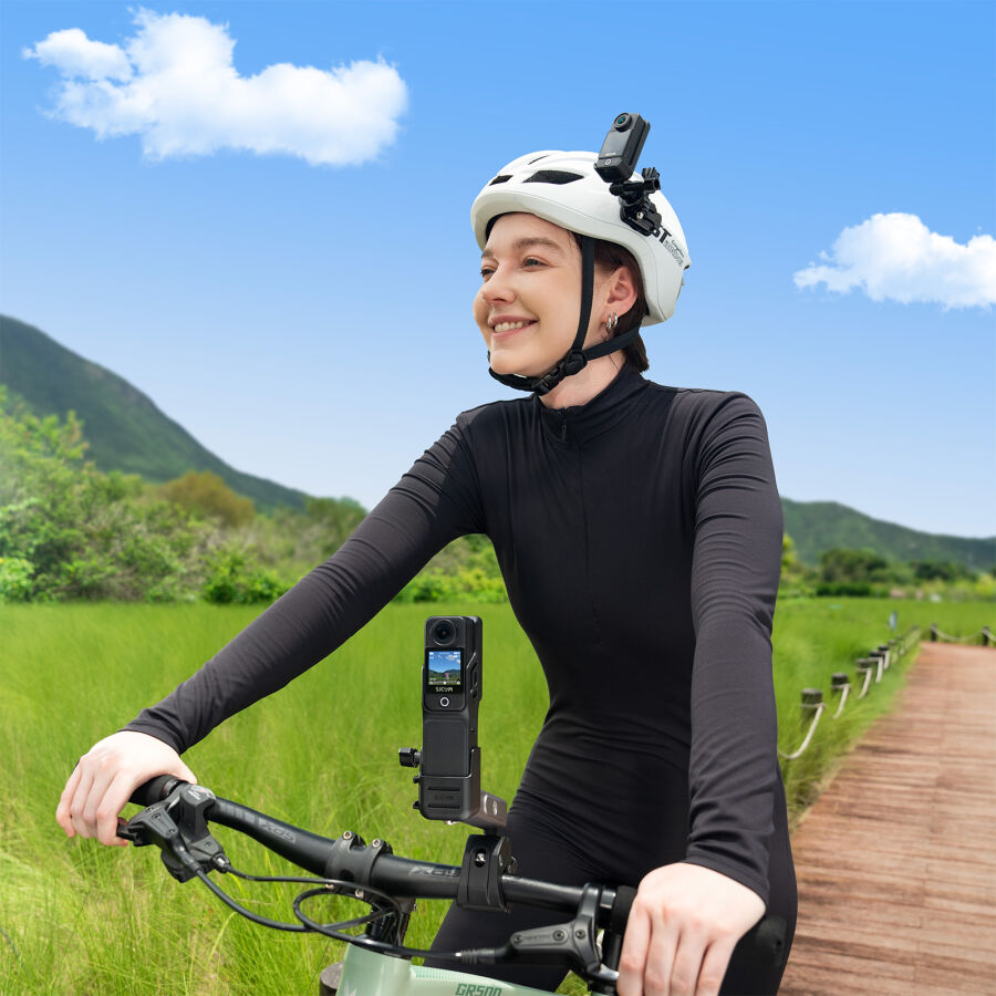 SJCAM C400 Pocket 4K UHD 3'ü 1 Arada Titreşim Engelleme Çift Ekranlı Vlog Aksiyon Kamerası - 3