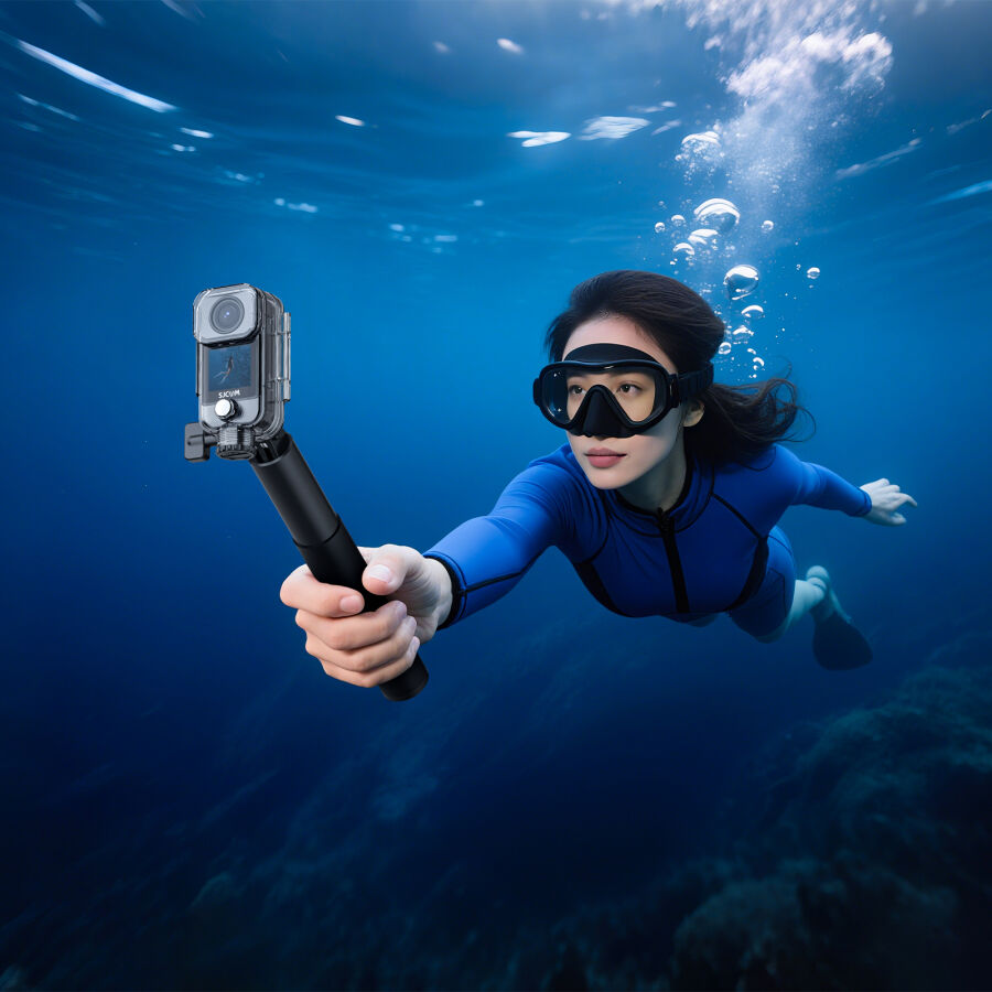 SJCAM C400 Pocket 4K UHD 3'ü 1 Arada Titreşim Engelleme Çift Ekranlı Vlog Aksiyon Kamerası - 7