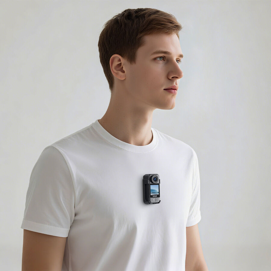 SJCAM C400 Pocket 4K UHD 3'ü 1 Arada Titreşim Engelleme Çift Ekranlı Vlog Aksiyon Kamerası - 8