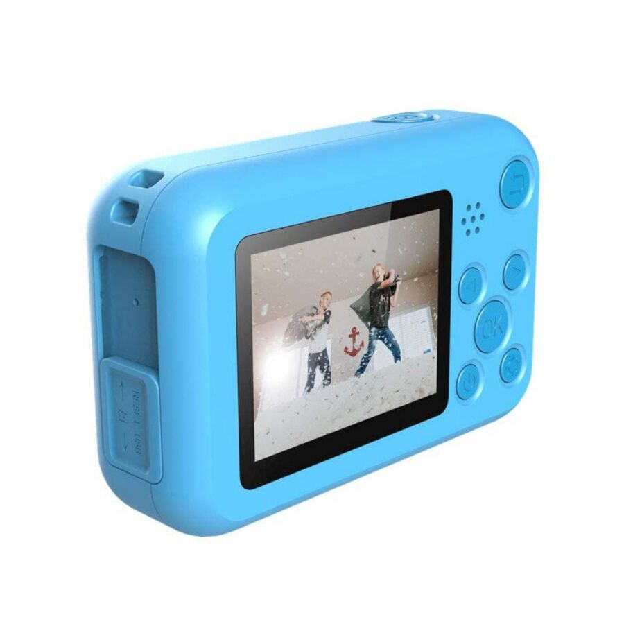 SJCAM FunCam Çocuklar için Fotoğraf Makinesi ve Kamera Aslan Desenli Mavi - 3