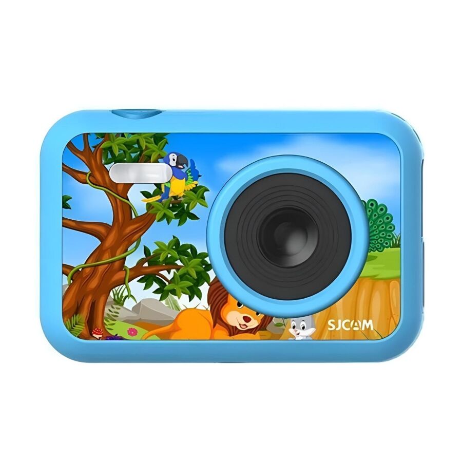 SJCAM FunCam Çocuklar için Fotoğraf Makinesi ve Kamera Aslan Desenli Mavi - 1