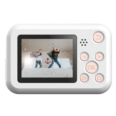 SJCAM FunCam Çocuklar için Fotoğraf Makinesi ve Kamera Kedi Desenli Beyaz - 2