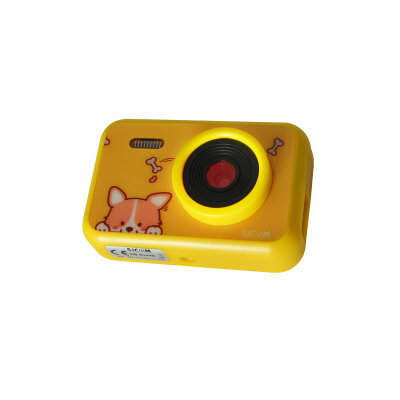 SJCAM FunCam Çocuklar için Fotoğraf Makinesi ve Kamera Köpek Desenli Sarı - 2