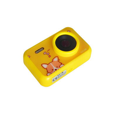 SJCAM FunCam Çocuklar için Fotoğraf Makinesi ve Kamera Köpek Desenli Sarı - 3