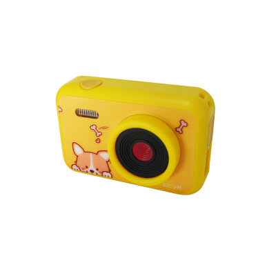 SJCAM FunCam Çocuklar için Fotoğraf Makinesi ve Kamera Köpek Desenli Sarı - 4