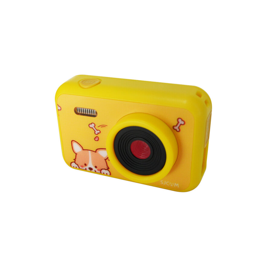 SJCAM FunCam Çocuklar için Fotoğraf Makinesi ve Kamera Köpek Desenli Sarı - 4