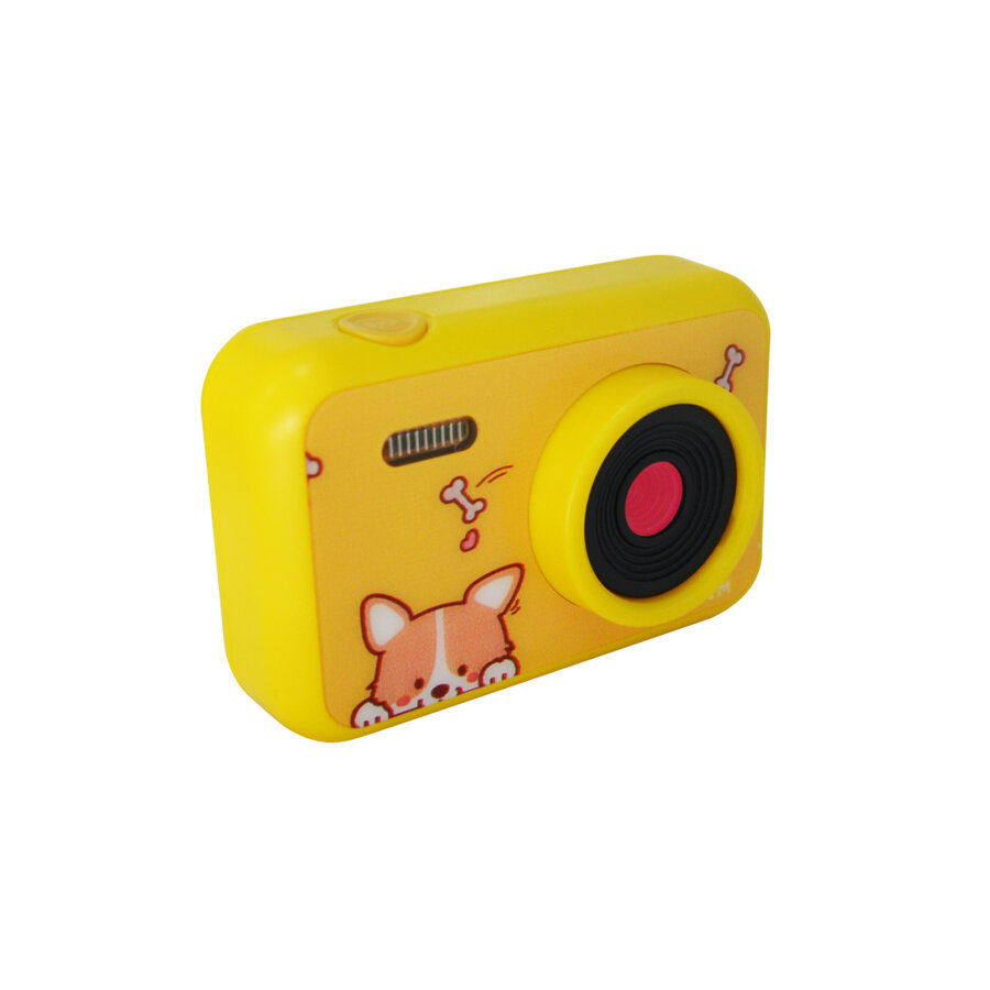 SJCAM FunCam Çocuklar için Fotoğraf Makinesi ve Kamera Köpek Desenli Sarı - 5