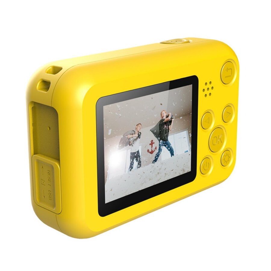 SJCAM FunCam Çocuklar için Fotoğraf Makinesi ve Kamera Sarı - 3