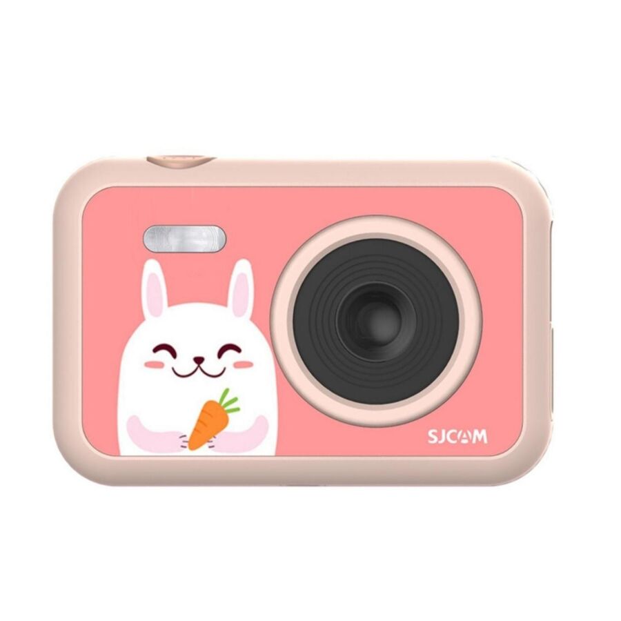 SJCAM FunCam Çocuklar için Fotoğraf Makinesi ve Kamera Tavşan Desenli Pembe - 1
