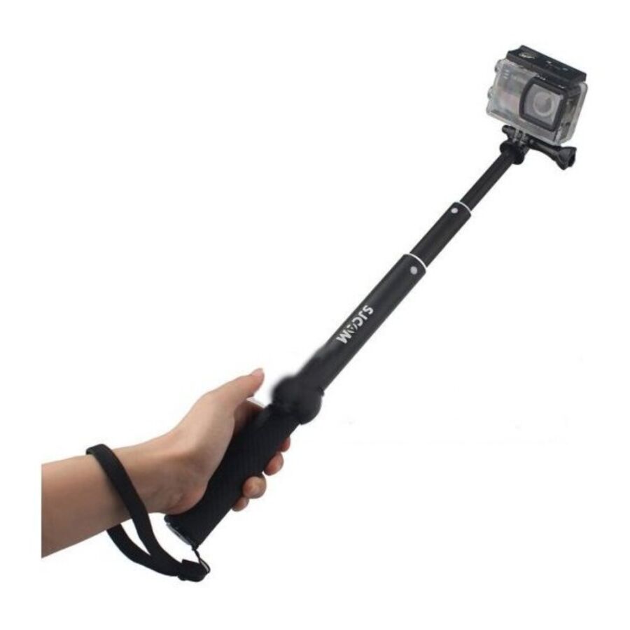 SJCAM Kademeli Monopod Selfie Çubuğu Siyah - 3