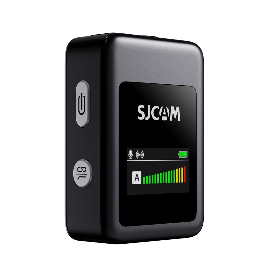 SJCAM M1 Profesyonel Kablosuz Yaka Mikrofonu (1TX  + 1 RX) 100dB Tek Vericili Gürültü Engelleyici (SNR) LCD Ekran - 7